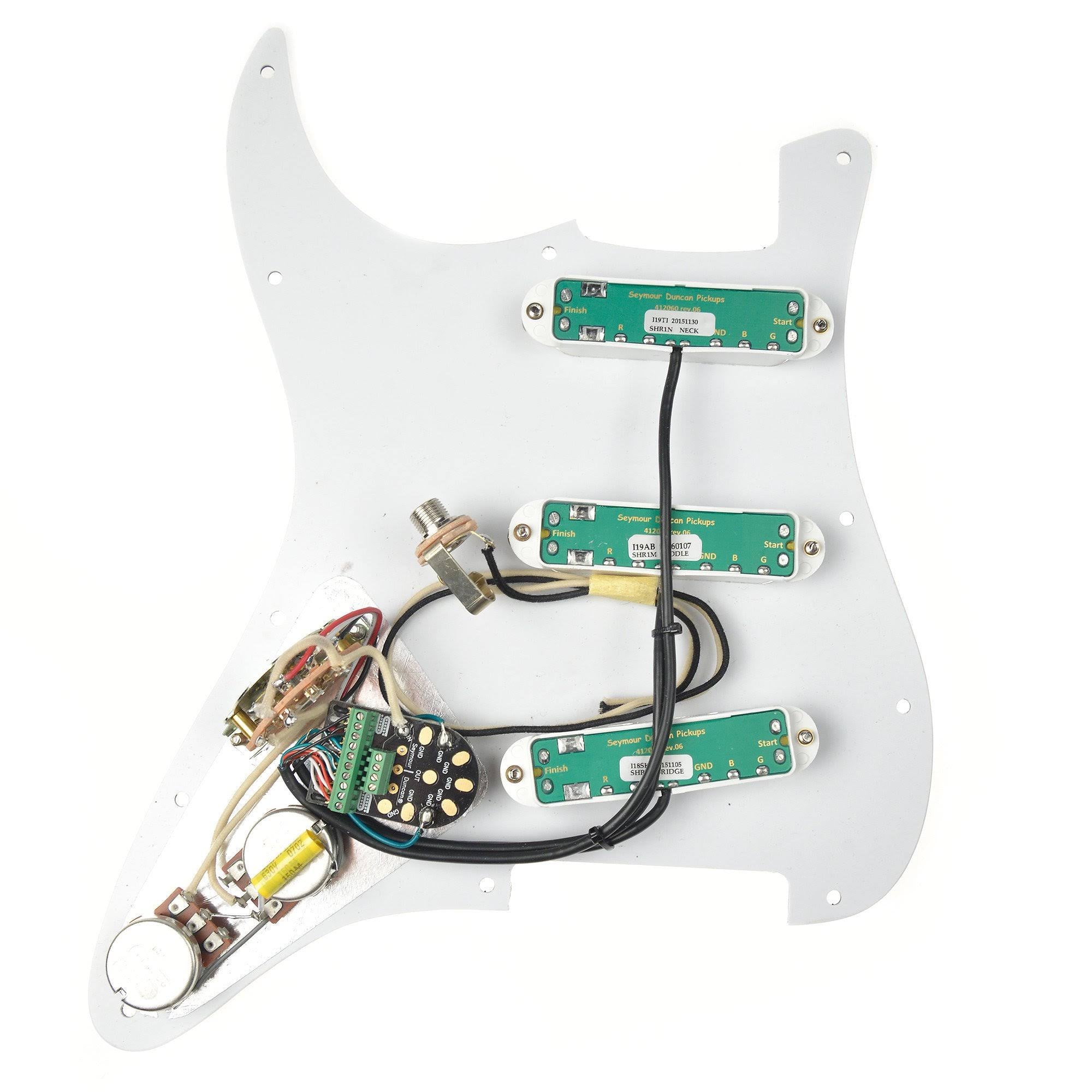 White Loaded Pickguard B12456