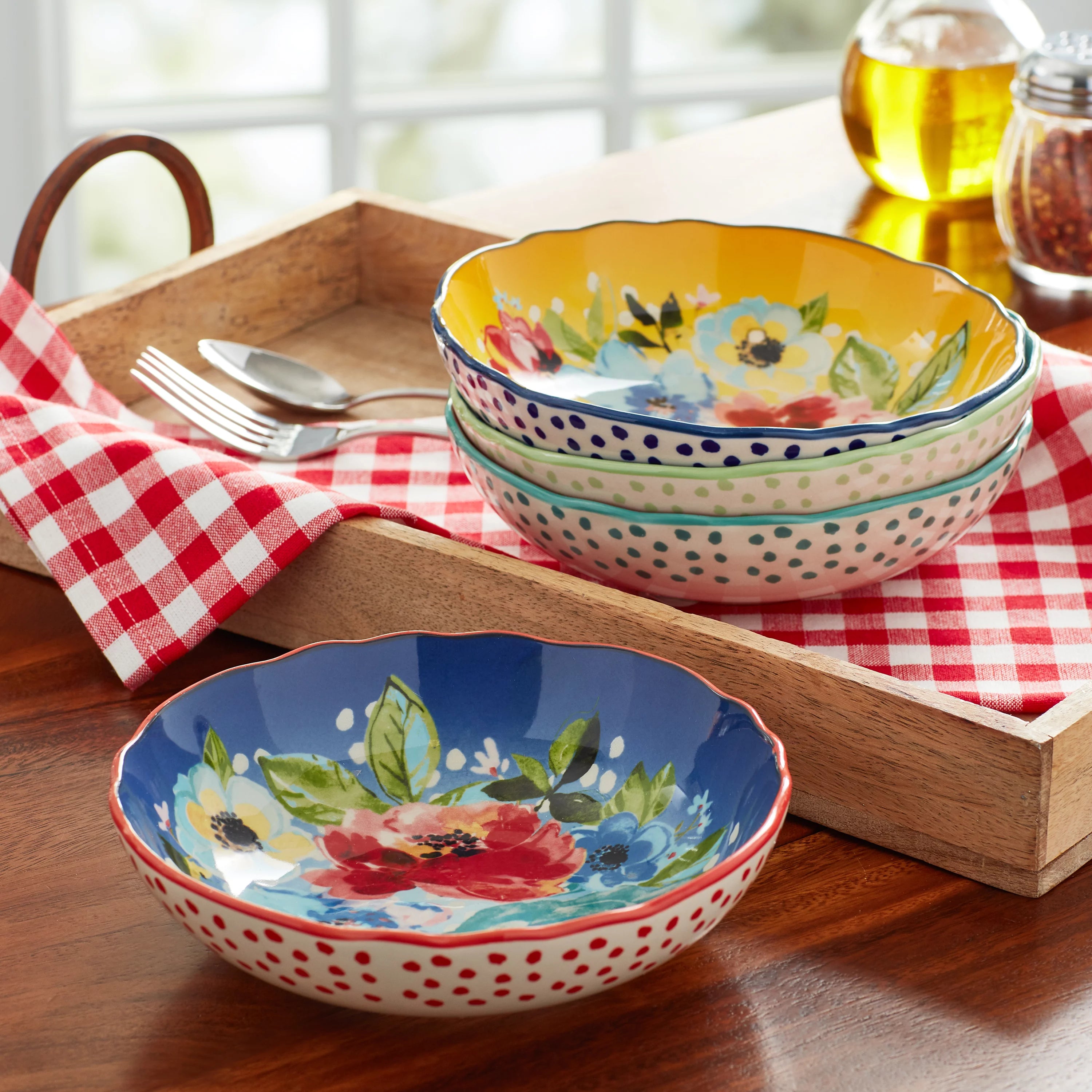 4-Piece Pasta Bowl Set N36312