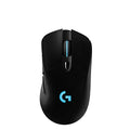 Black Wireless Gaming Mouse with Rubber Side Grips Q310