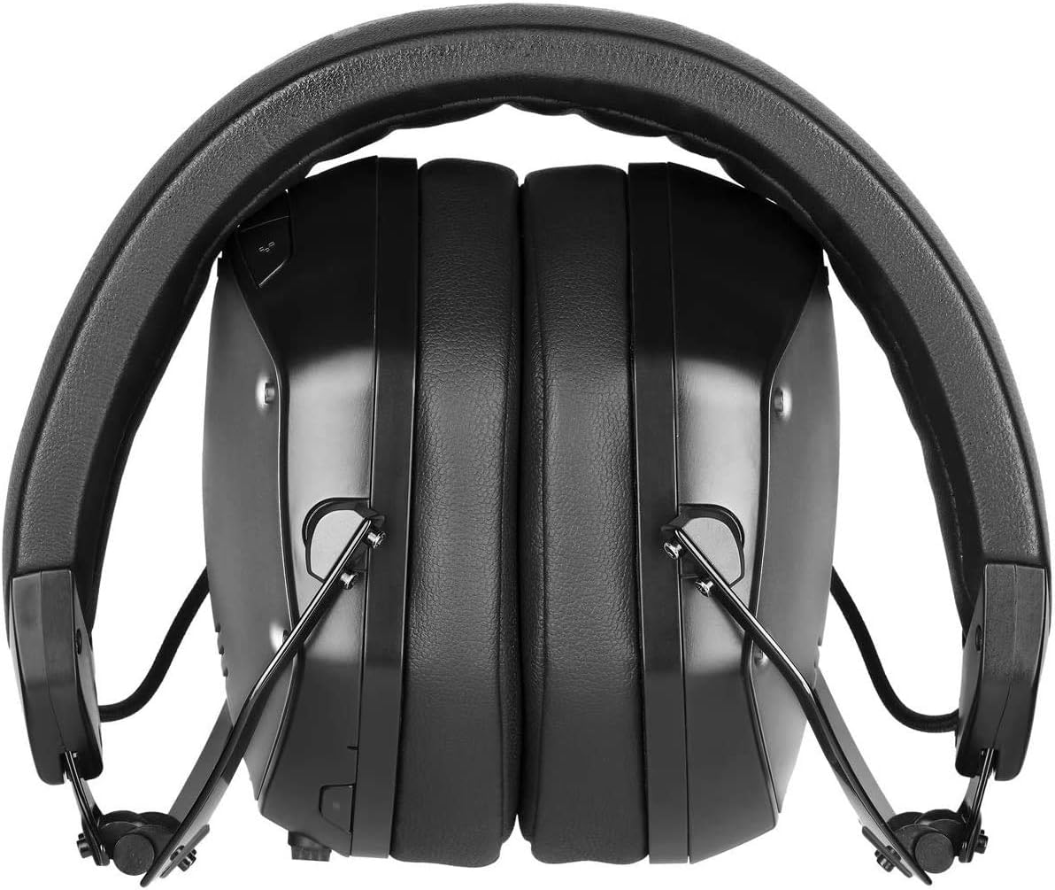 Matte Black Noise Cancelling Wireless Over-Ear Headphones Z383