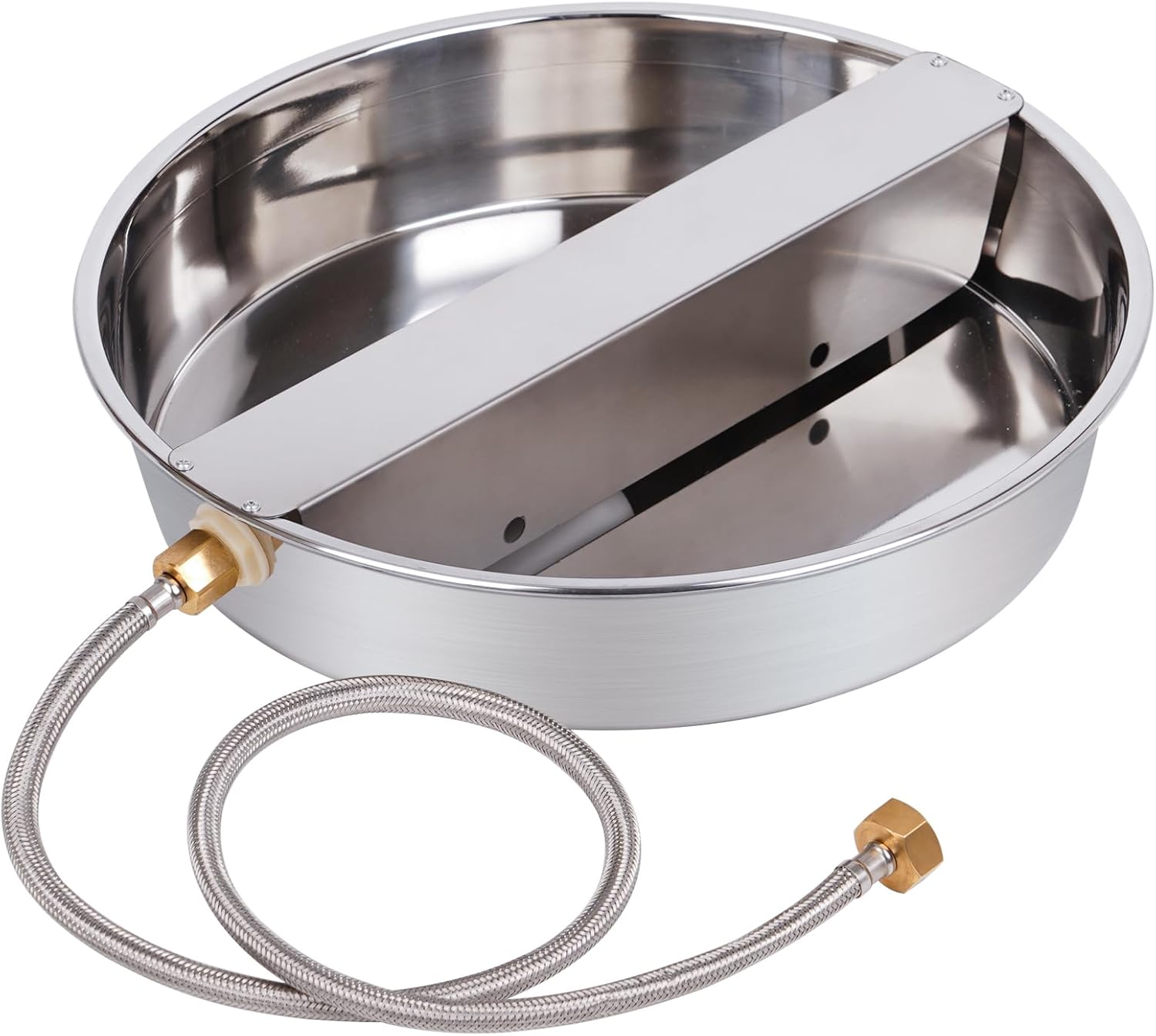Large Stainless Steel Pet Waterer with Float Valve N573