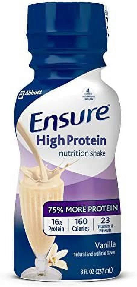Vanilla 8oz 24 count High Protein Nutrition Shake Z51961