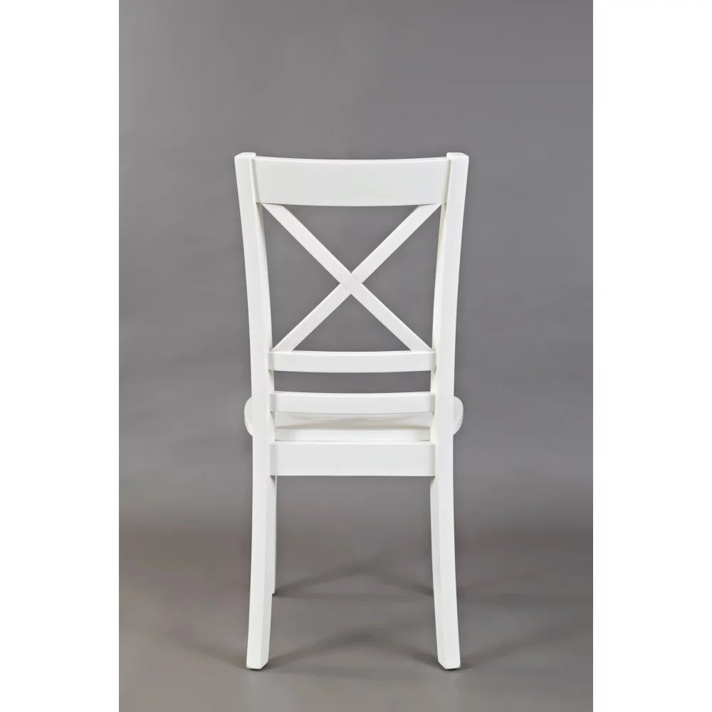 Solid Wood Cross-Back Dining Chair (Set of 2) A40559