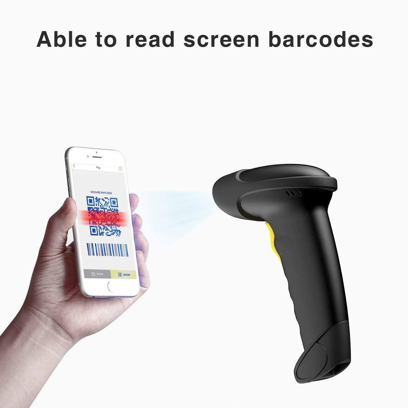 Black Wireless Bluetooth Barcode Scanner A48778
