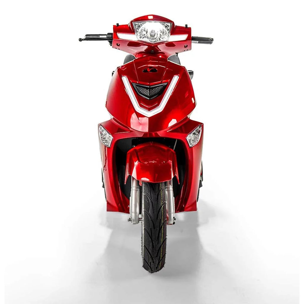 Red 3 Wheel Mobility Scooter, 300 lb. Weight Capacity O189768