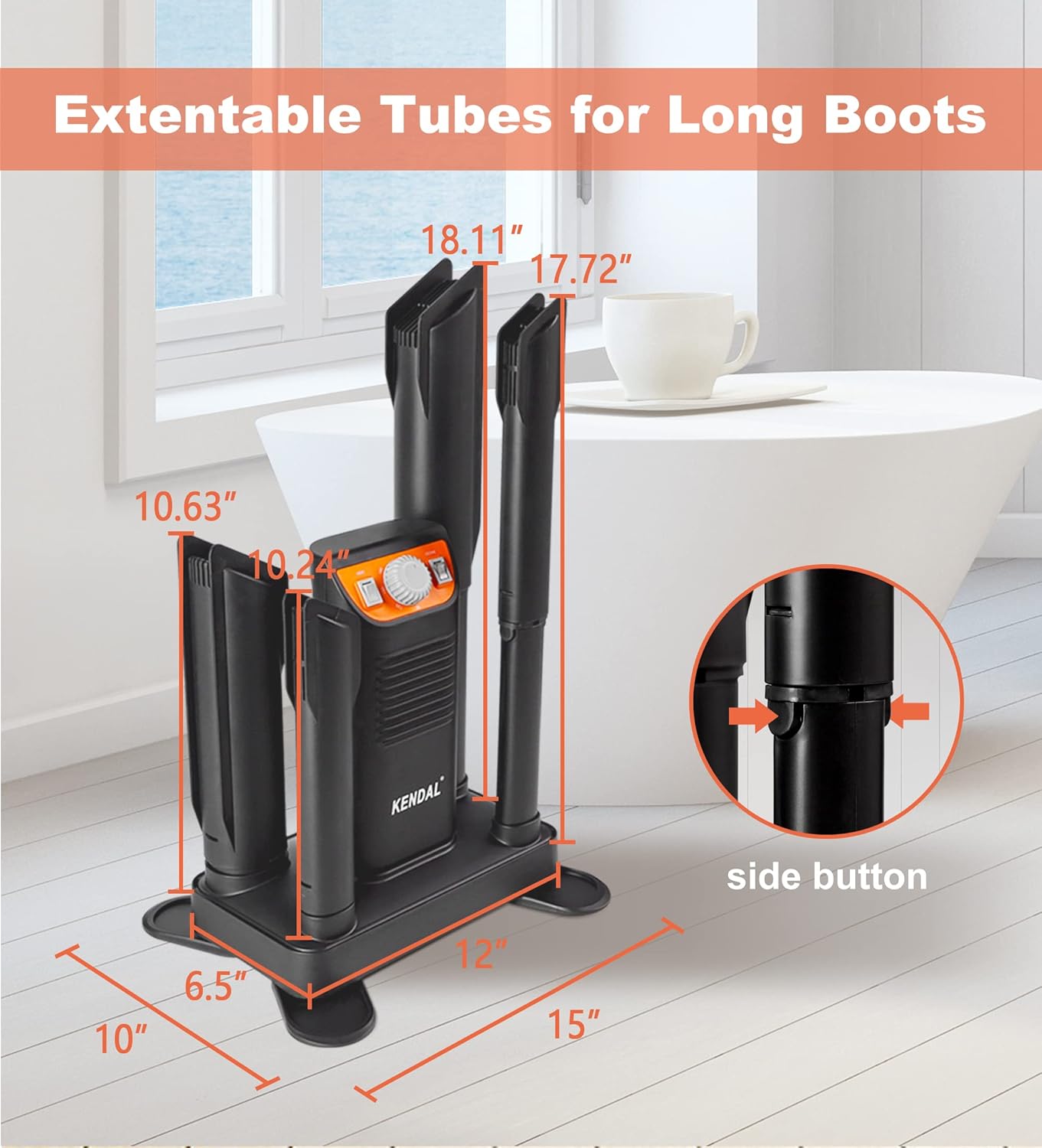 Portable Boot Dryer with Adjustable Tubes F4691