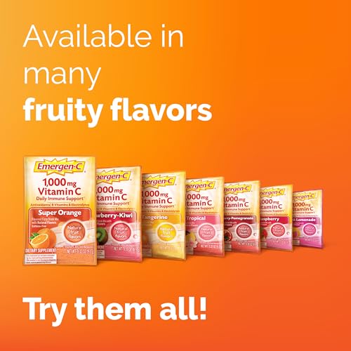 Tangerine Flavor Vitamin C Powder, 60 Count F211889