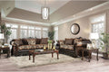 Brown Chenille Sofa and Loveseat D378664