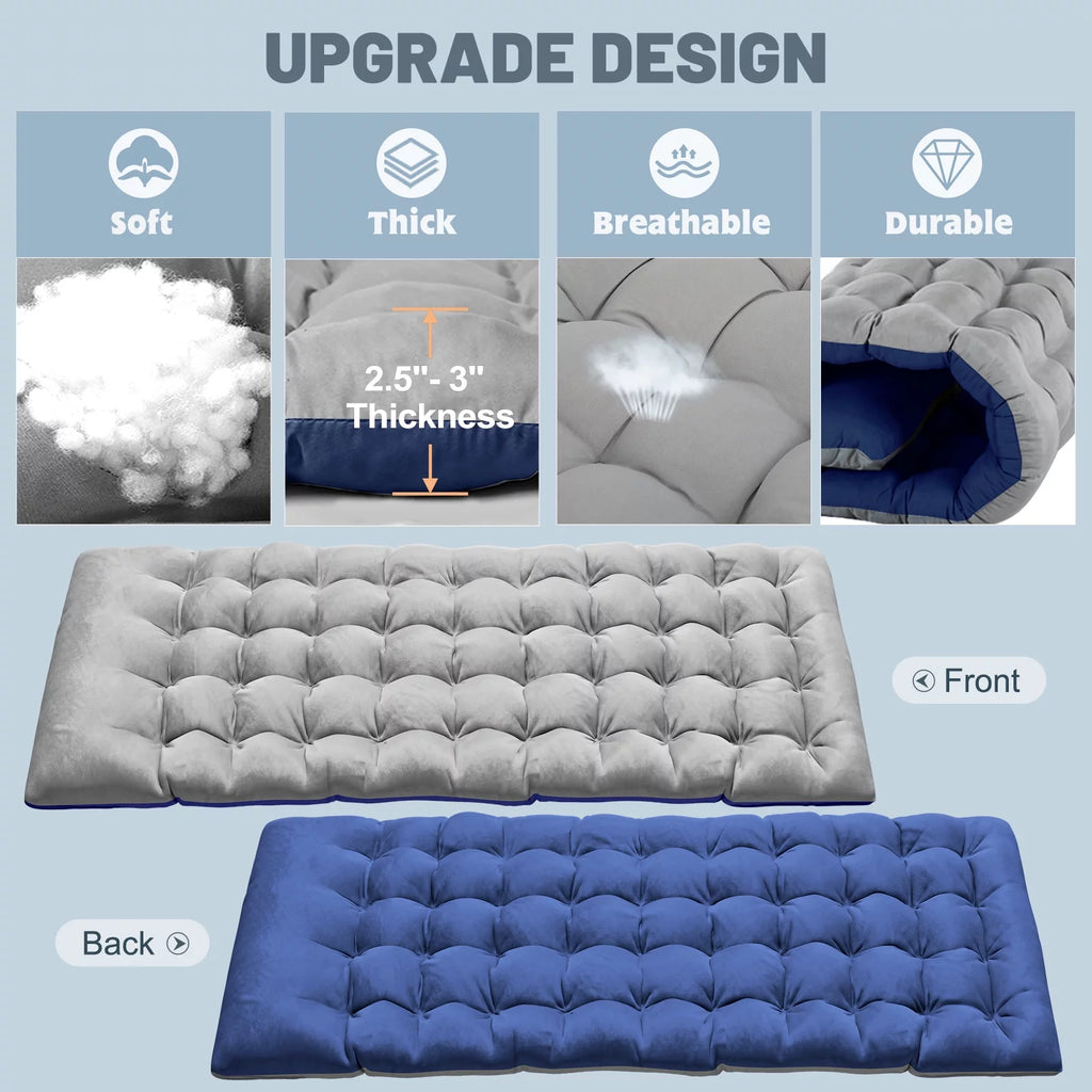75" Portable Folding Camping Cot with Carry Bag W432115