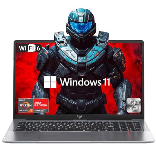 15.6inch AMD Ryzen 7 5700U 16GB RAM 512GB NVMe SSD Gaming Laptop I5539