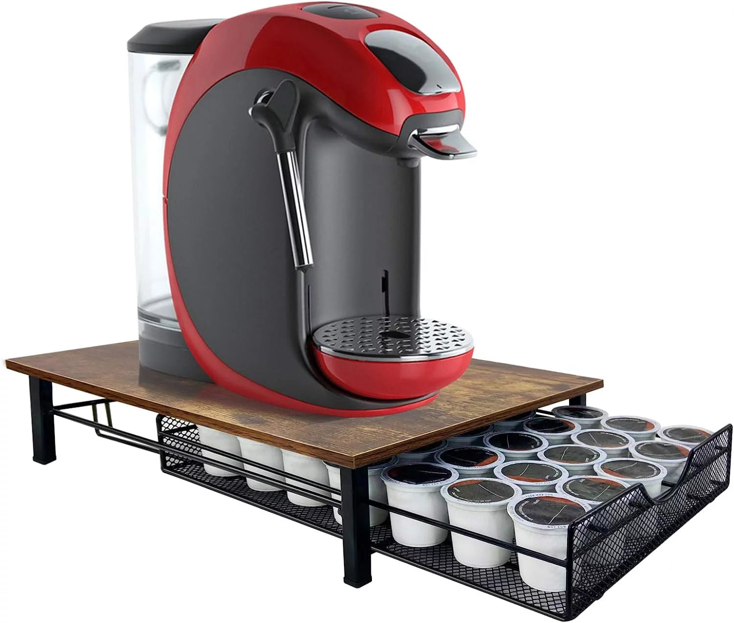 Brown Coffee Pod Drawer Holder for K-cups S427