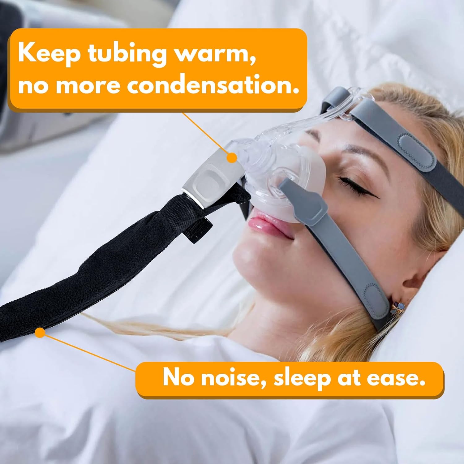 6.3ft CPAP Hose Cover with Full Zipper H504