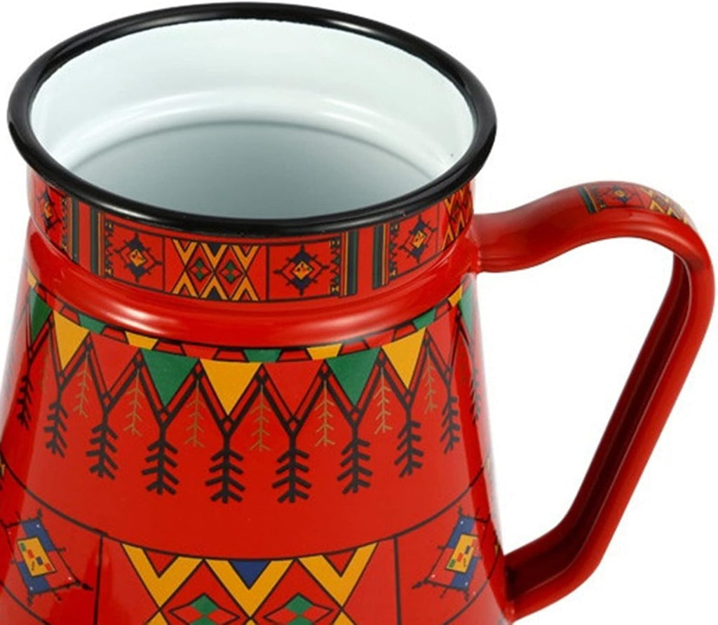 1.2L Enamel Coffee Pot Kettle Q6749
