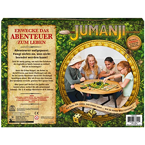 Jumanji Family Game for 2-4 Players Aged 8 and up Cooperative Adventure Game P8788