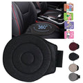 360° Rotating Seat Cushion Non Slip Swivel Seat Cushion Pad C-Black Z660