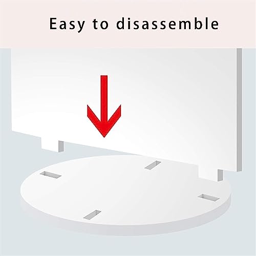 360° Rotating Bookshelf with Baffle Design N110