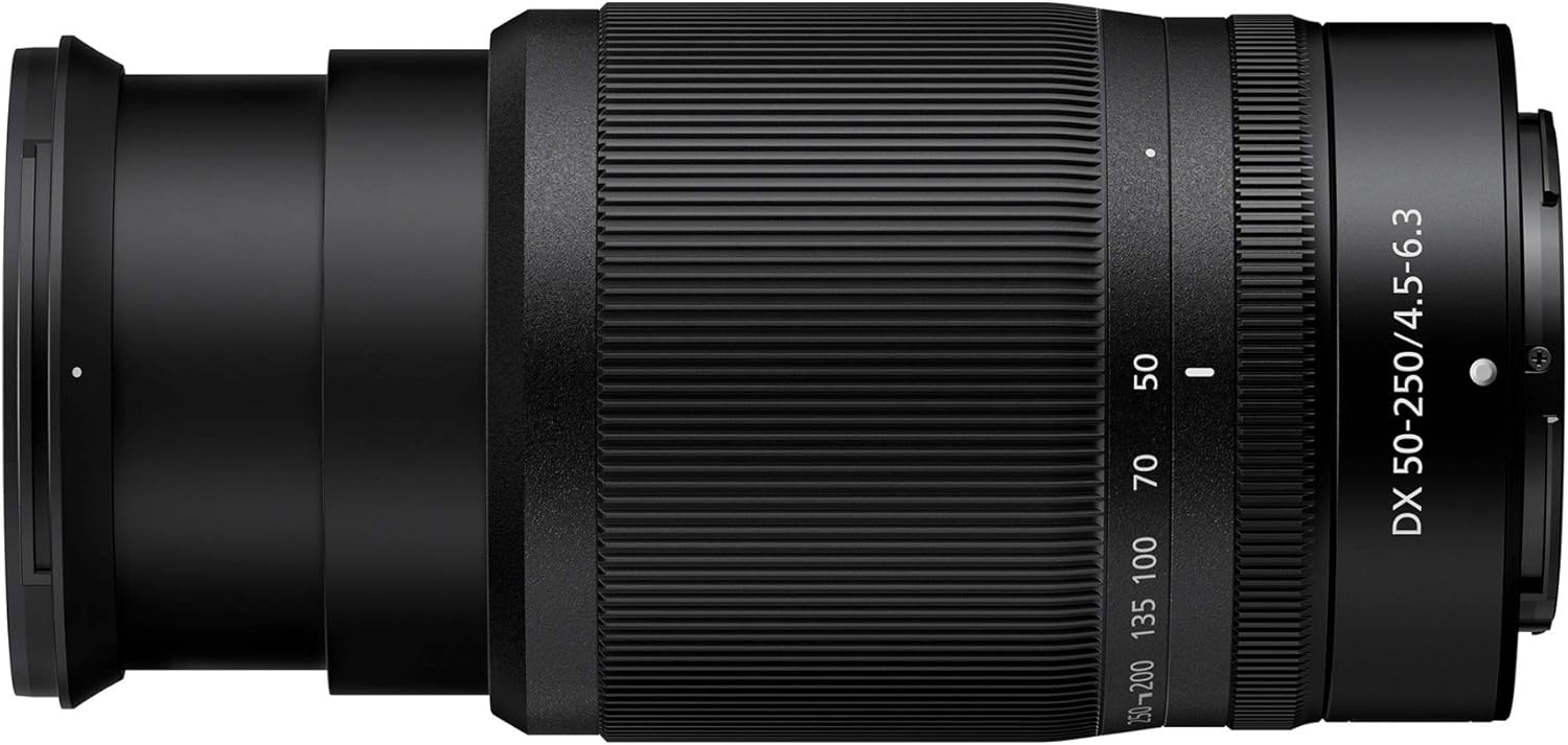Mirrorless Camera Bundle with 16-50mm Lens, 50-250mm Lens, Mount Adapter and 64GB Memory Card (5 Items) U6106