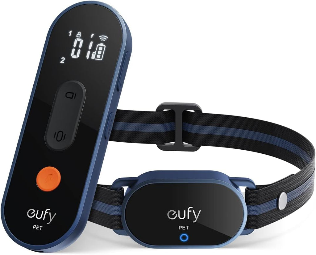 Rechargeable Adjustable Pet Training Collar with Remote, IPX7 Waterproof, Pack of 2 B218