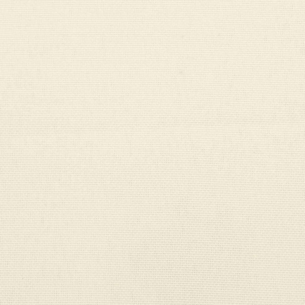 Cream White Oxford Fabric Outdoor Bench Cushion G37899