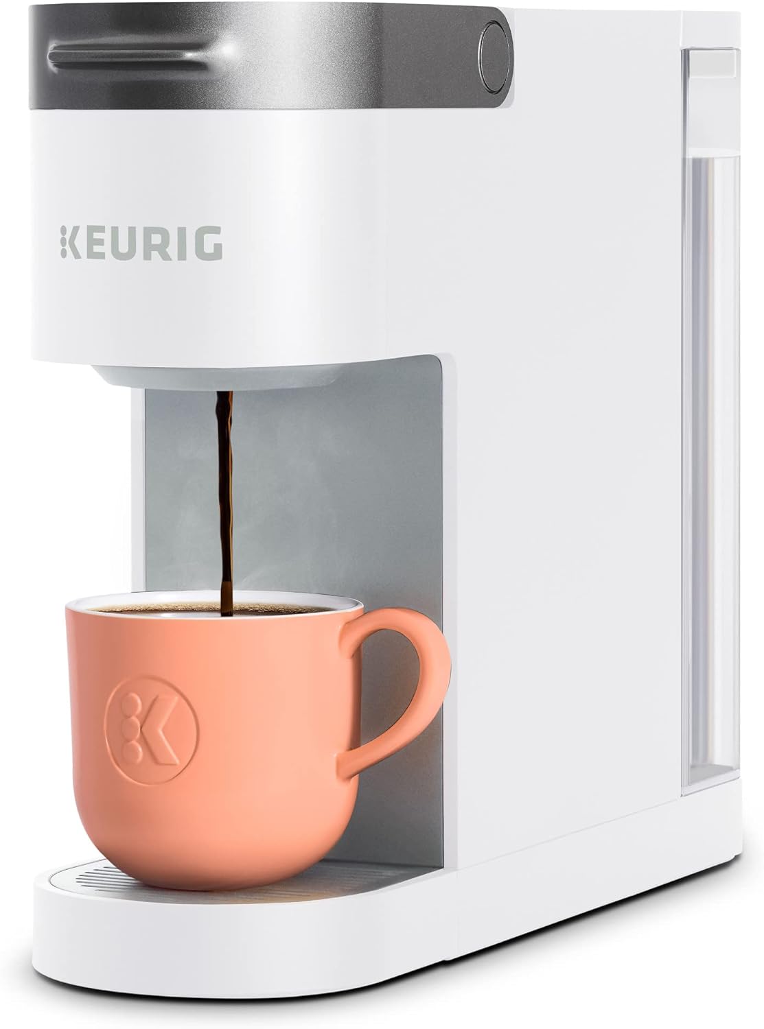 White Single Serve K-Cup Pod Coffee Maker & Black Single Serve Coffee Maker Y182