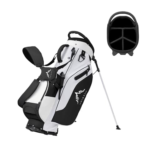 Lightweight Golf Stand Bag with 5 Way Full-Length Dividers and 8 Pockets I2233