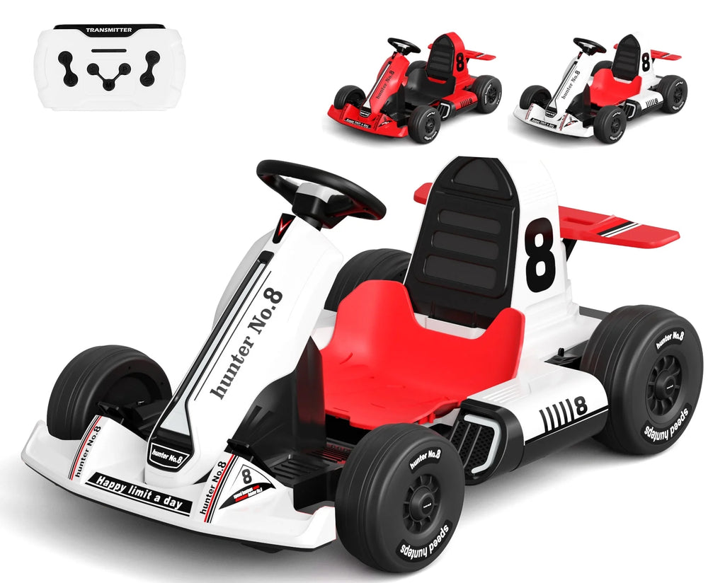 White Electric Go Kart 12V 7Ah P989912