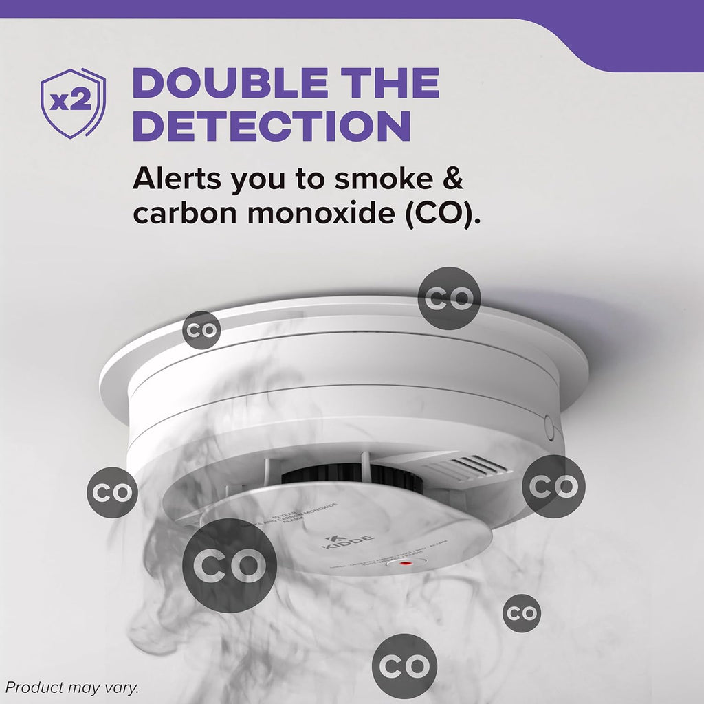 Hardwired Smoke Detector 2-Pack with Battery Backup D987234
