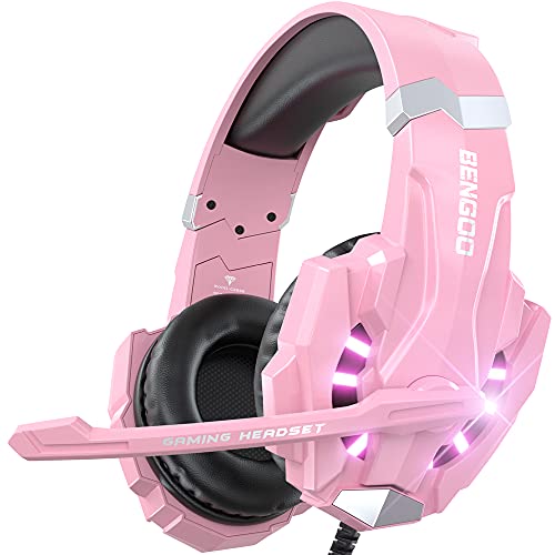 Stereo Gaming Headset with Mic, Noise Cancelling Over Ear Headphones, 7.1 Surround Sound J527