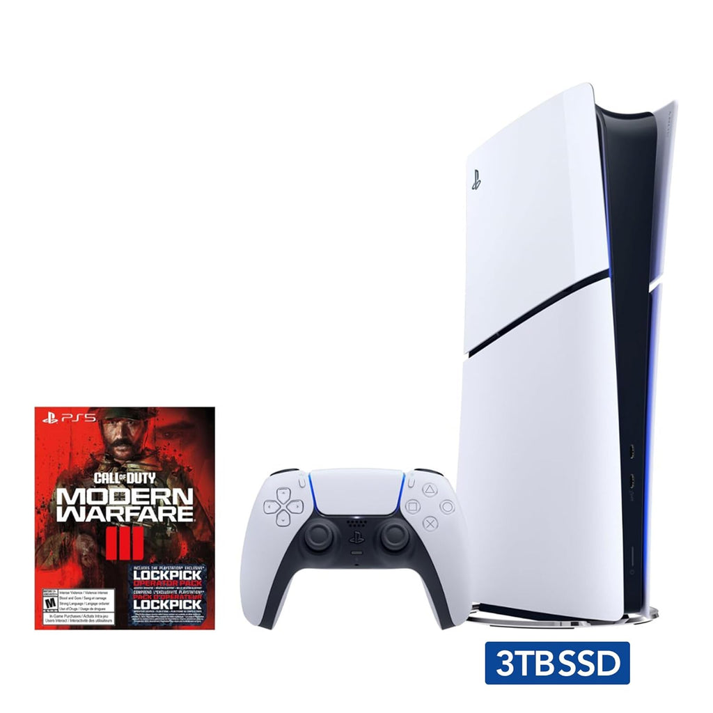 White 3TB PS5 Gaming Console V9757