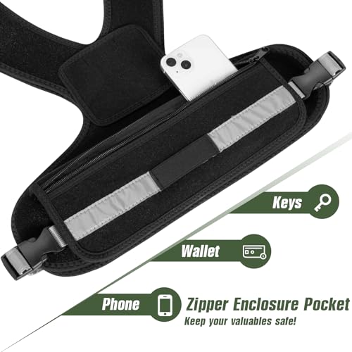 Weighted Vest with LED Reflective Belt and Outdoor Headlight, 2-10 lbs O88901