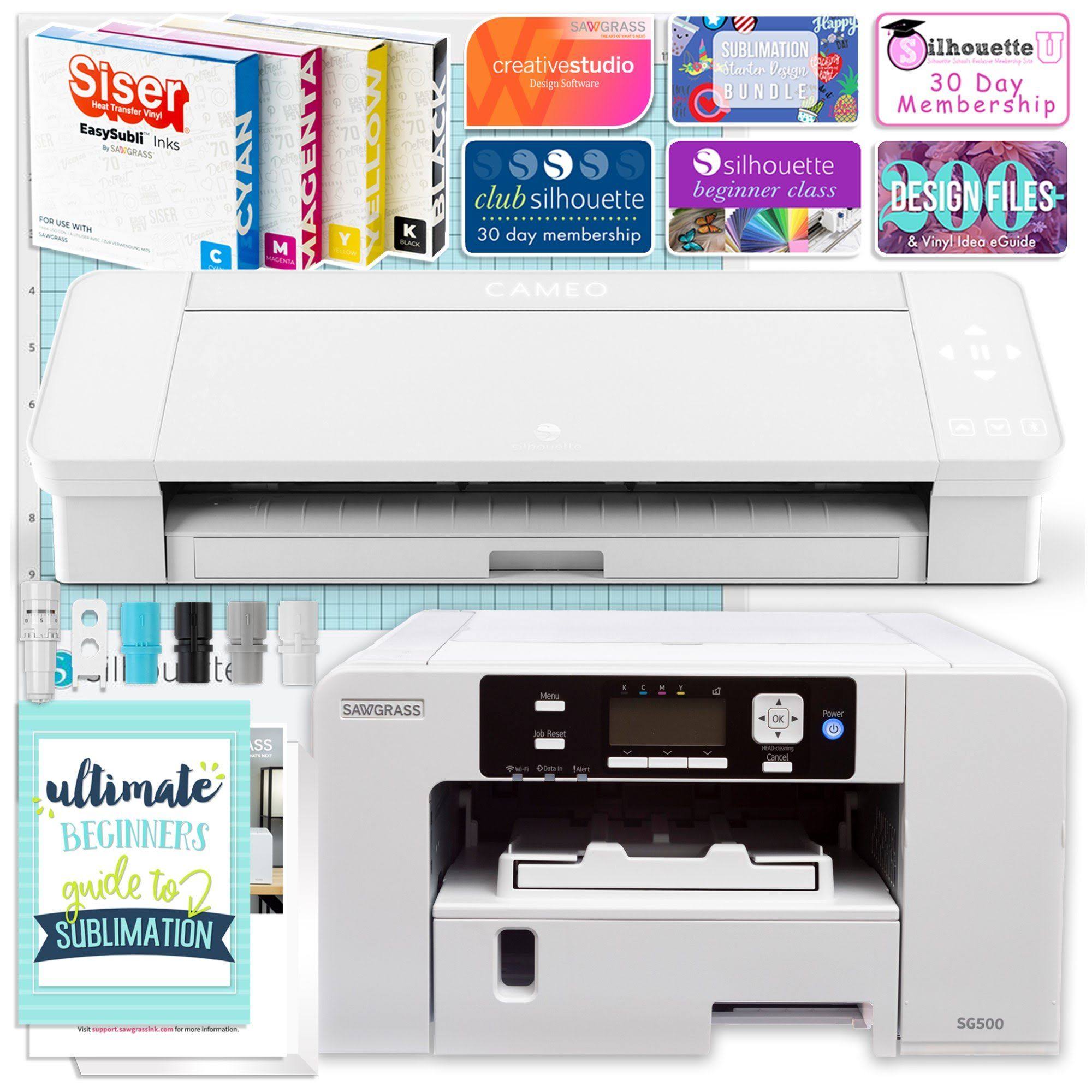 Sublimation Printer & Cameo 4 Bundle Y174