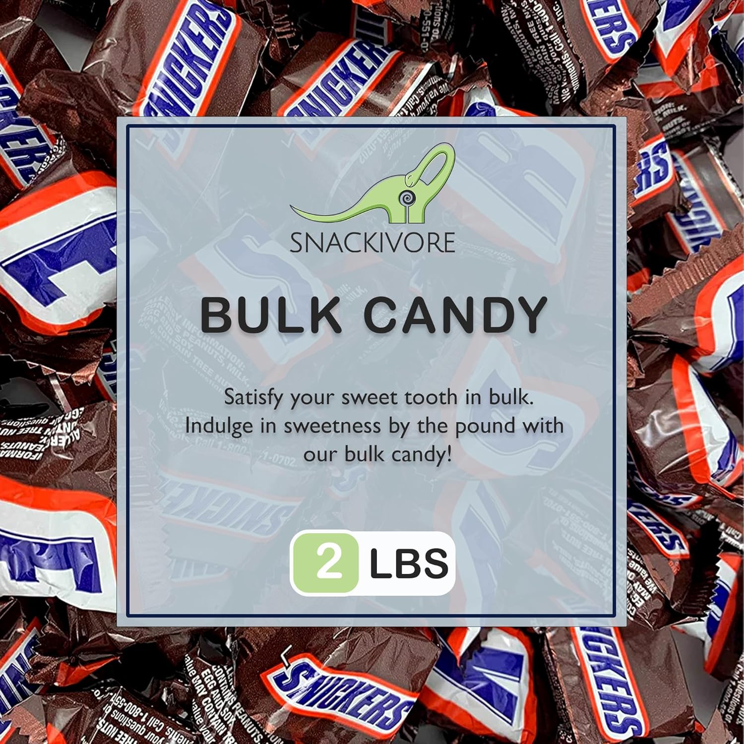 Mini Snickers 2LB Bag of Candy Bars J1582