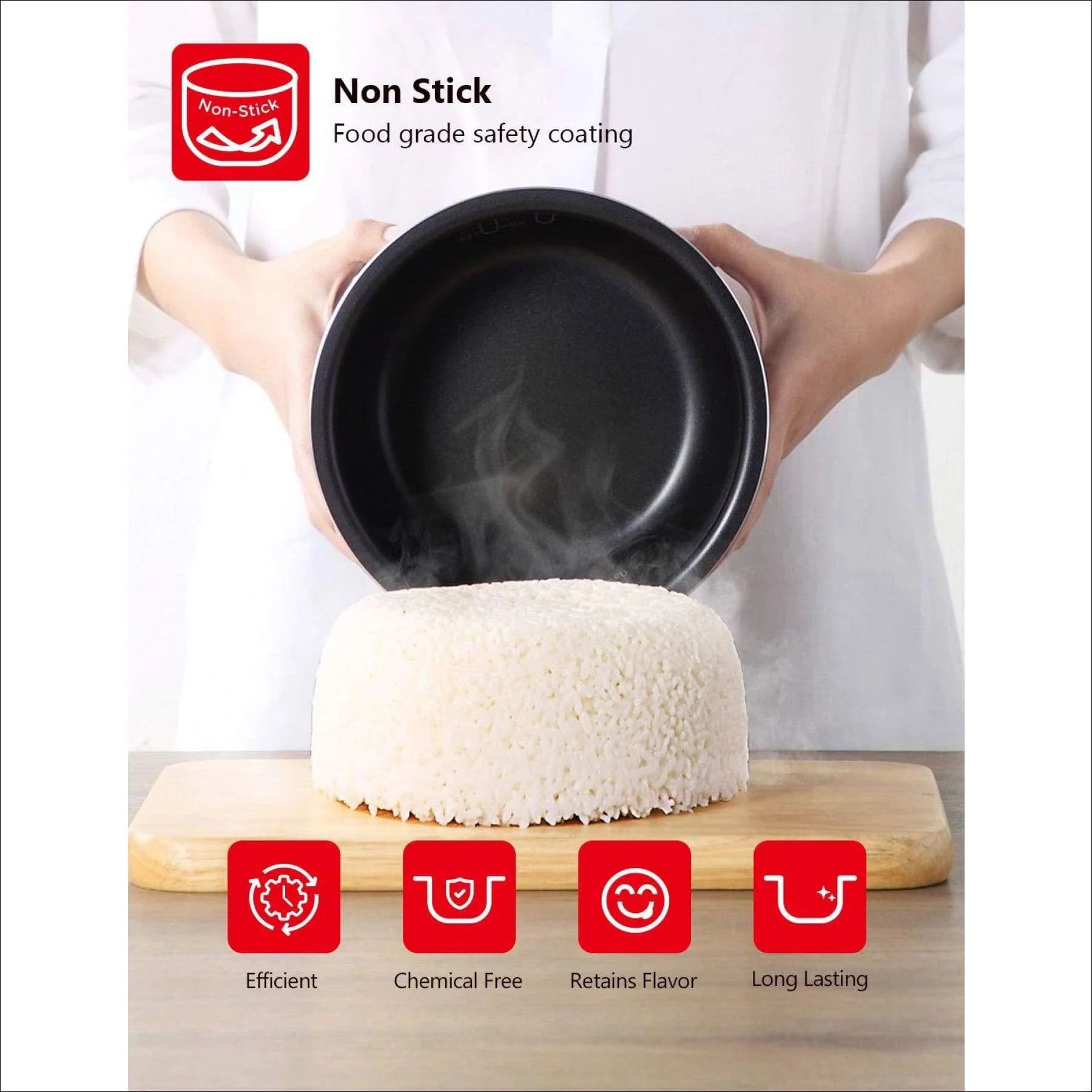6 Cups Uncooked (3L) Rice Cooker M85903