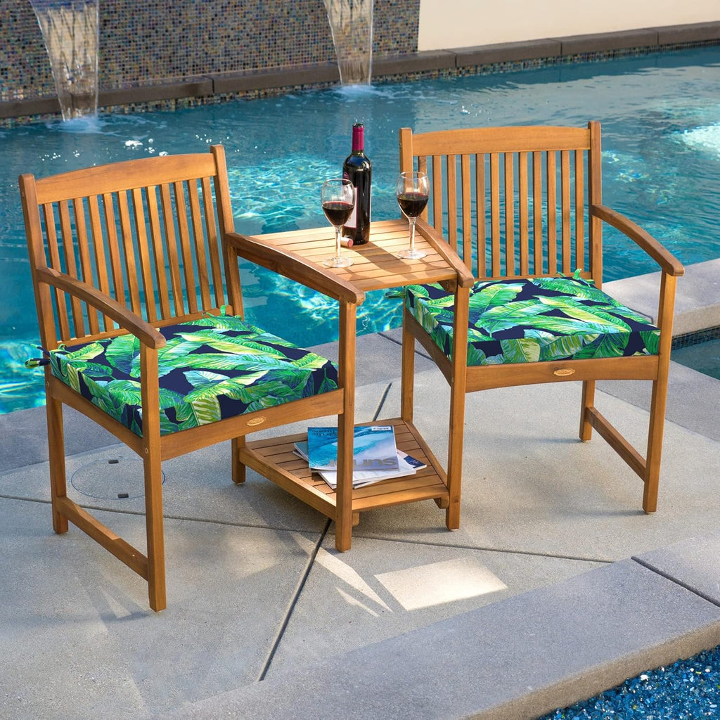 Blue Palms Square Outdoor Chair Pad Set of 2 B28756