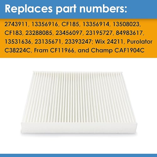 Cabin Air Filter with activated carbon D976