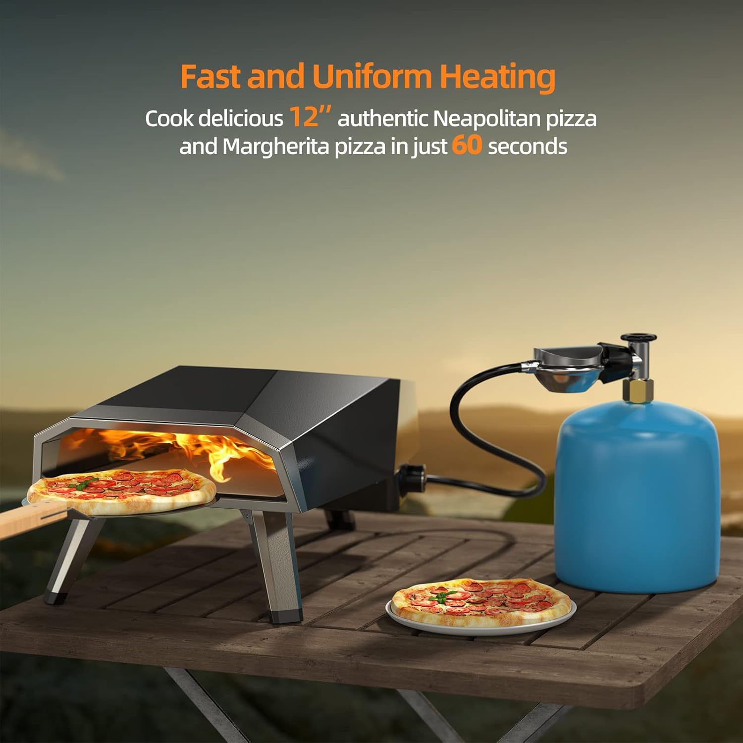 Stainless Steel Portable Pizza Oven Z57244