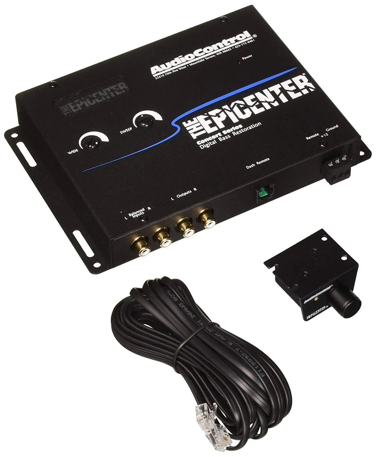 Black Digital Bass Restoration Processor D7823