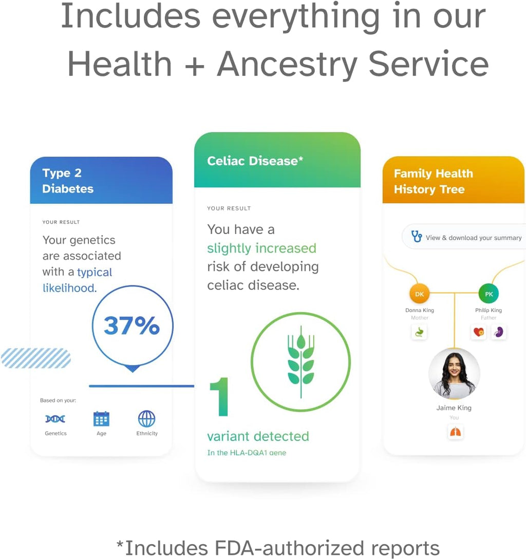 DNA Kit with Health and Ancestry Service X9002