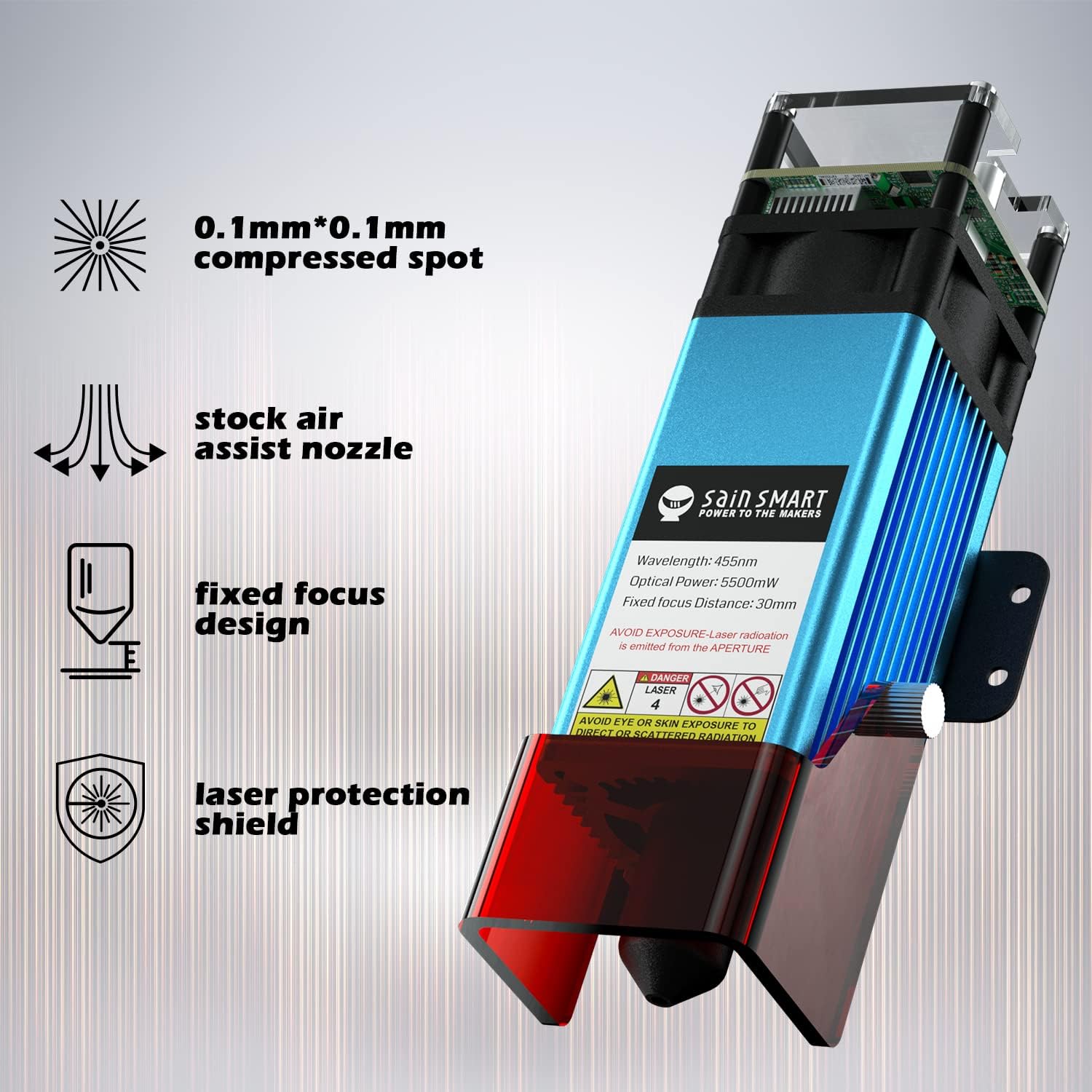 Compressed Spot Laser Module, 5.5W FAC Laser Module I99423