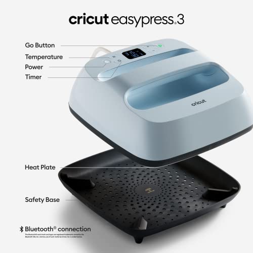 Heat Press Machine (9"x 9") with Heat Press Mat (12" x 12") H2496