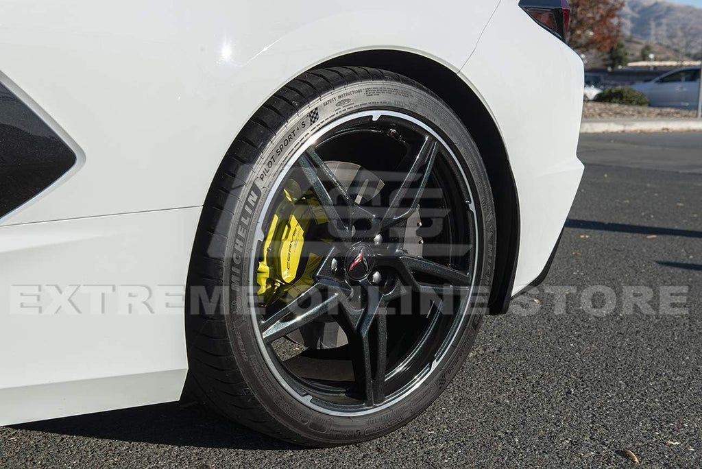 GM Factory XL Extended Style Painted Carbon Flash Metallic Rear Side Splash Guards Mud Flap Pair M282