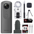 360 4K Spherical VR Camera with Underwater Housing Kit M827