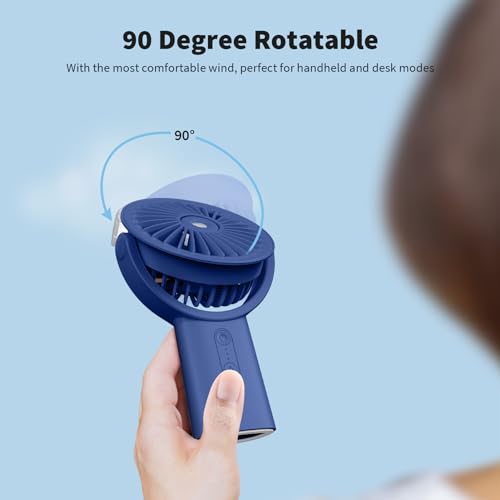 4000mAh Rechargeable Handheld Misting Fan D1034