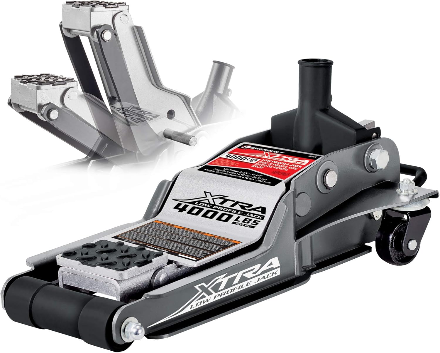 2 Ton Low Profile Floor Jack with Safety Bar B614941