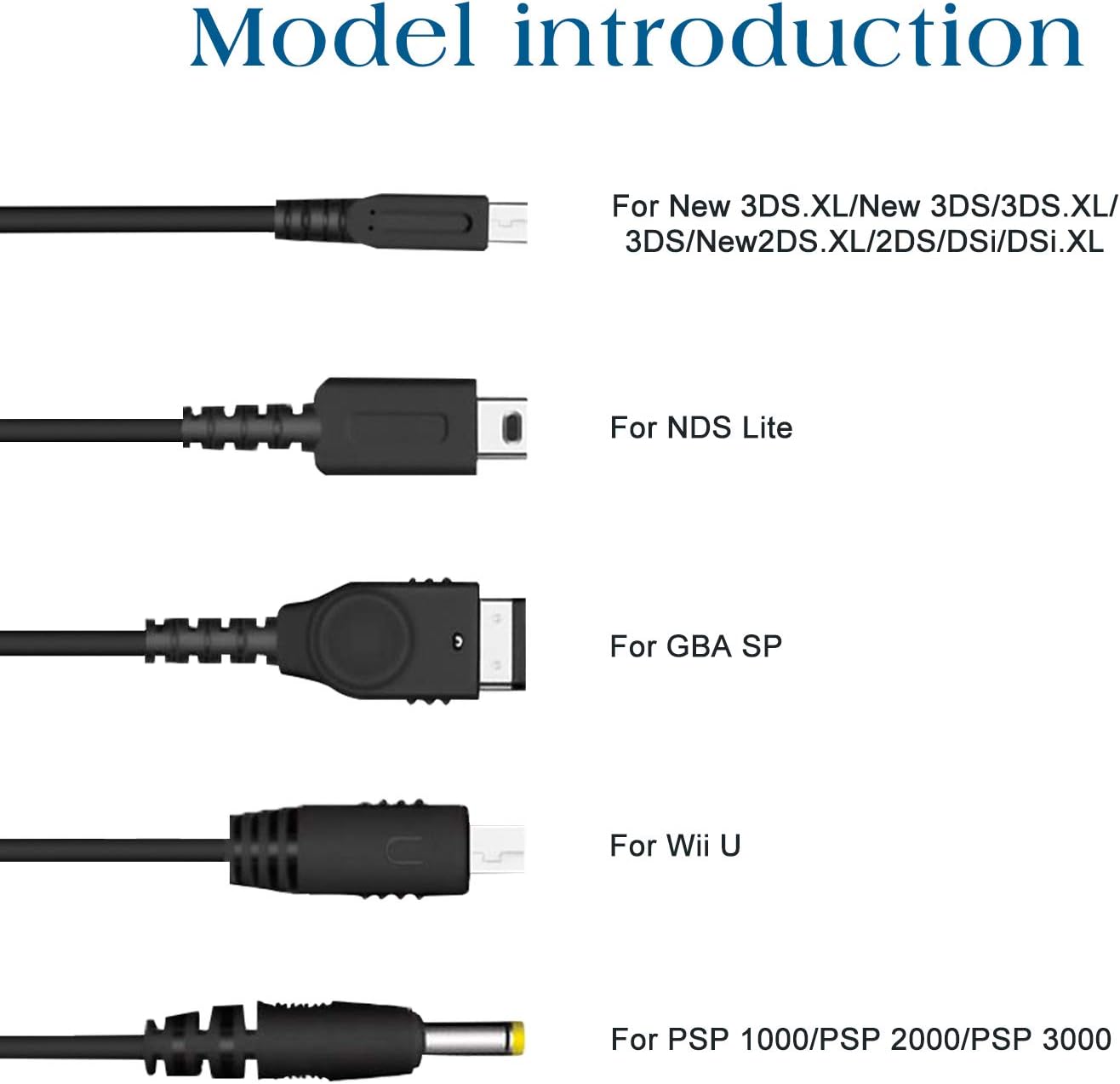 5 in 1 USB Charger Cable Z38981