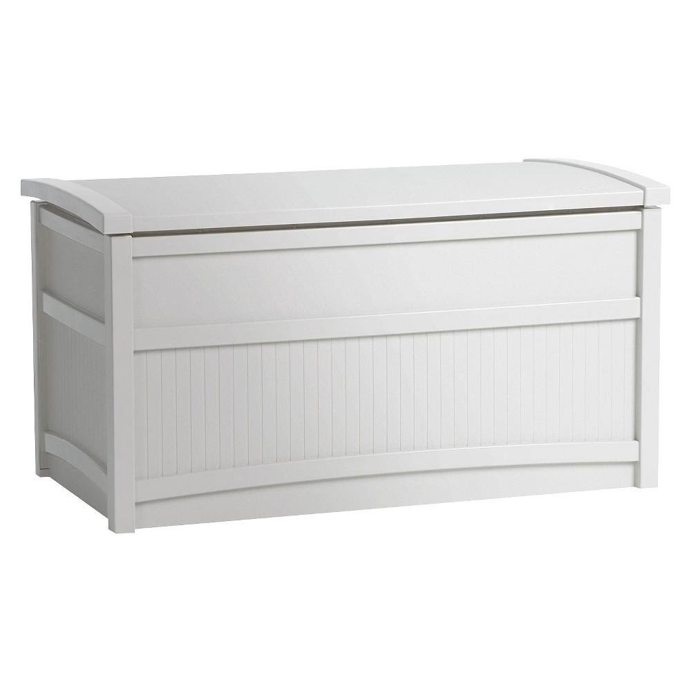 White Resin Deck Box H23086