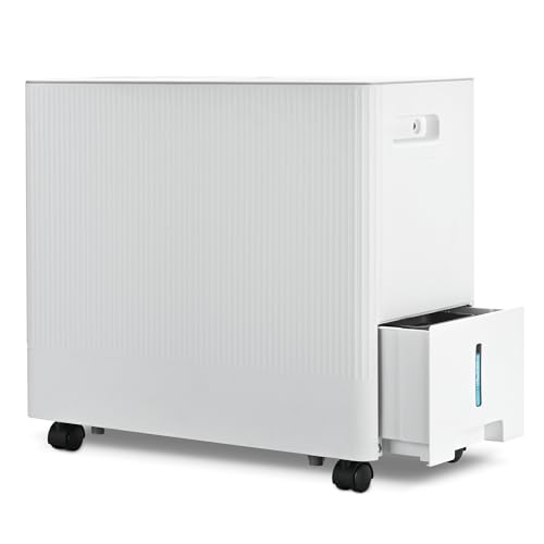 4500 Sq.Ft Energy Star Dehumidifier with Drain Hose, 50 Pint to 110 Pint Dehumidifier with 1.59 Gallon Water Tank E2371