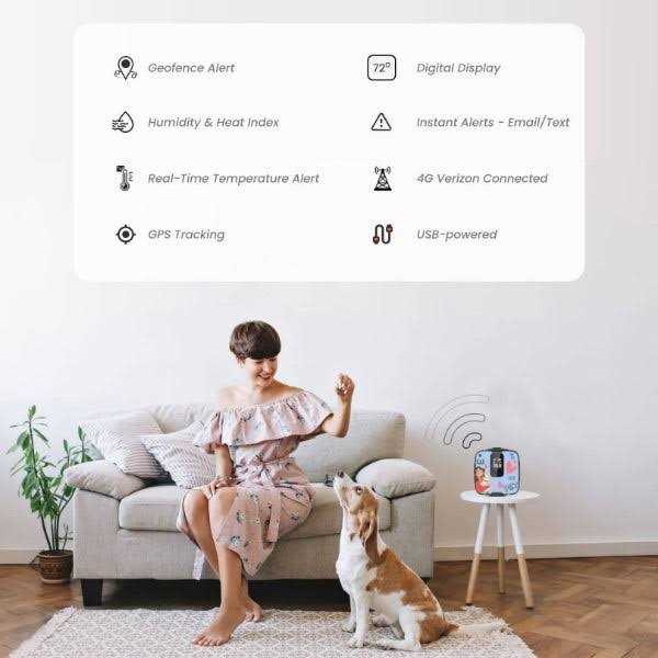 RV Pet Monitoring Temperature & Humidity Sensor R8180