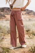 Mauve Cargo Pants Z3268