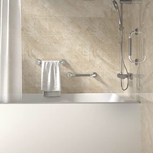 12 Inch Anti Slip Chrome Finish Stainless Steel Bath Grab Bar I2194